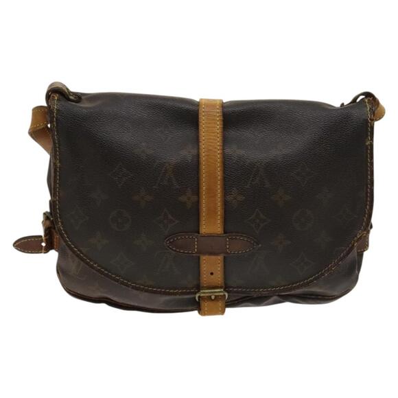 LOUIS VUITTON Monogram Saumur 30 Shoulder Bag M42256 - Picture 3 of 13